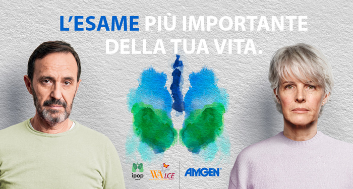 Tumore polmone, al via campagna Amgen Italia, Ipop e Walce